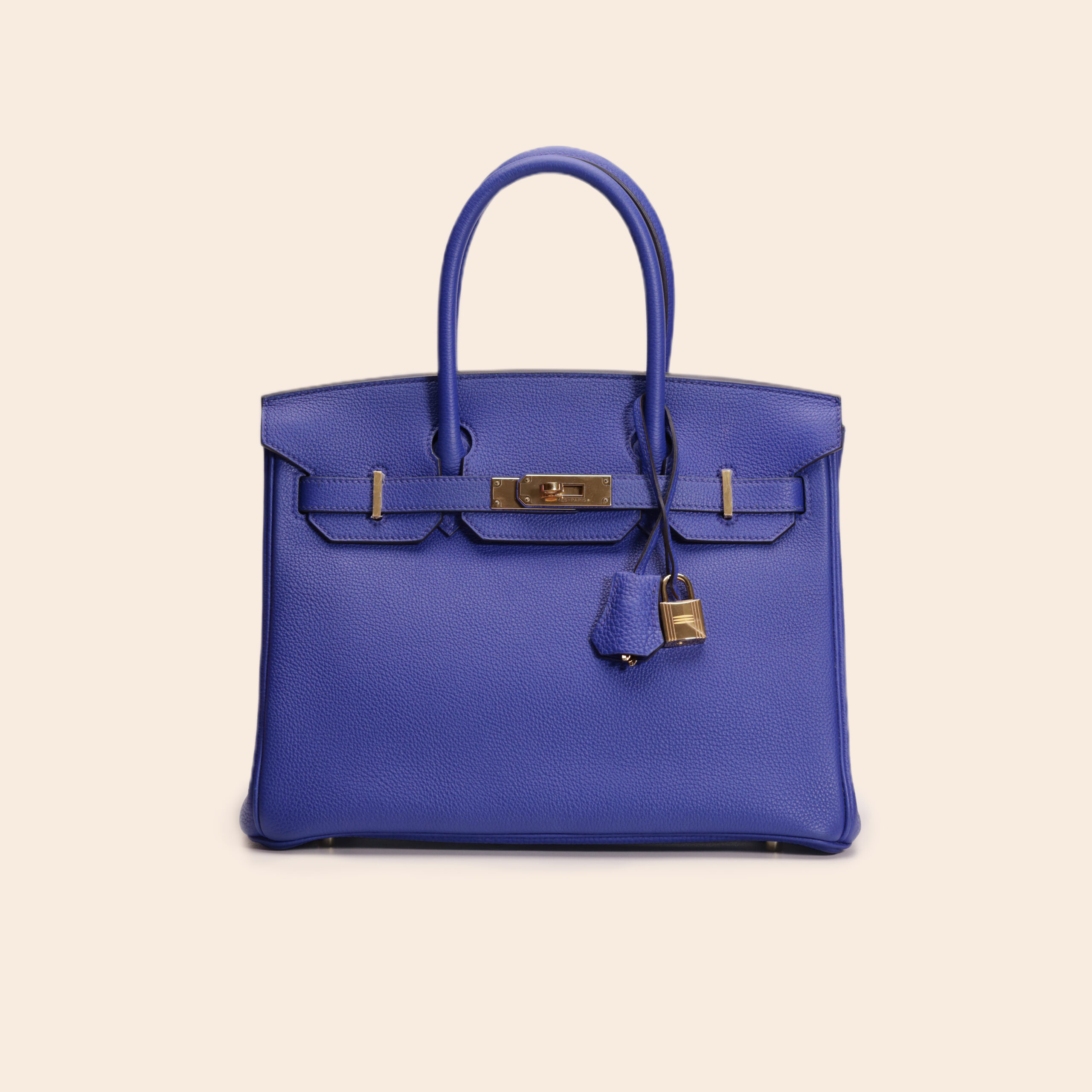 Birkin 30 Blue Electric Togo GHW T