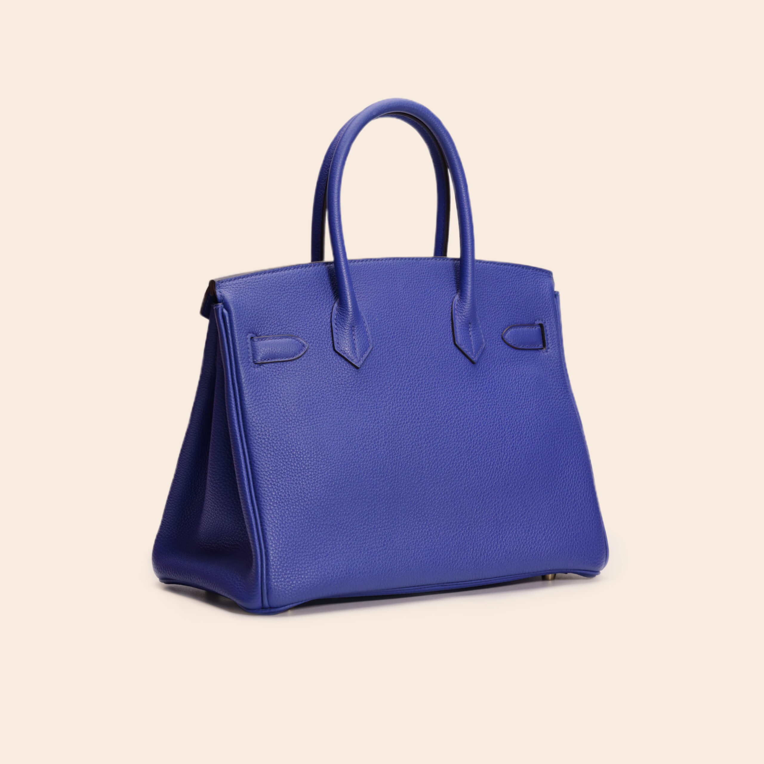 Birkin 30 Blue Electric Togo GHW T - Image 3