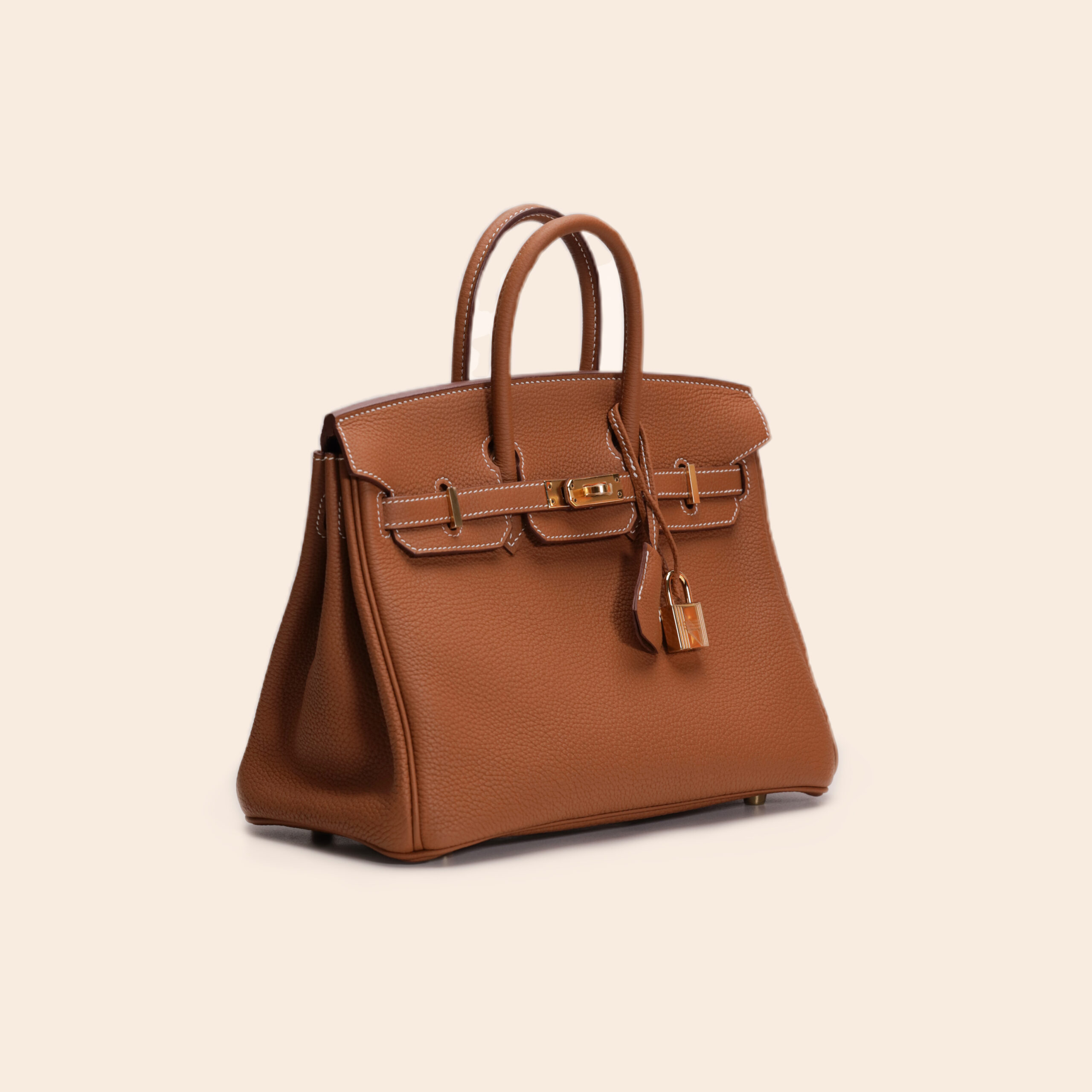 Birkin 25 Gold Togo GHW Z - Image 2