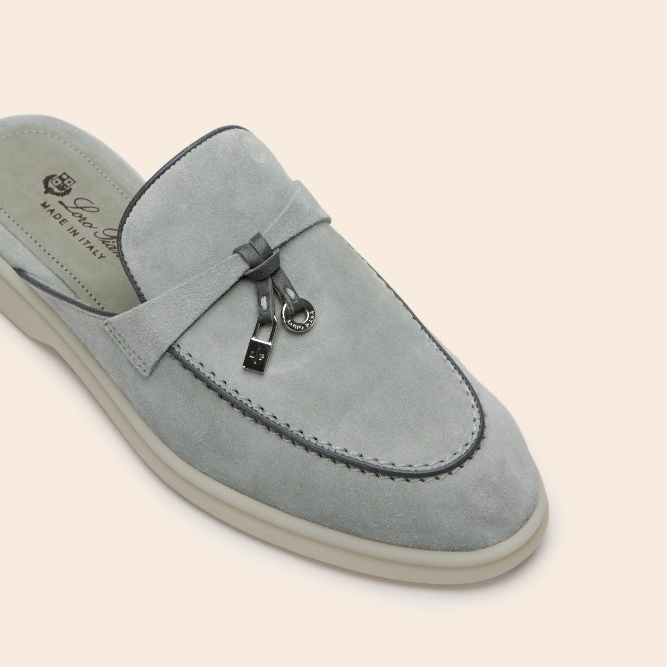 Charms Walk Babouche Loafers Eucalyptus Size 36 - Image 4