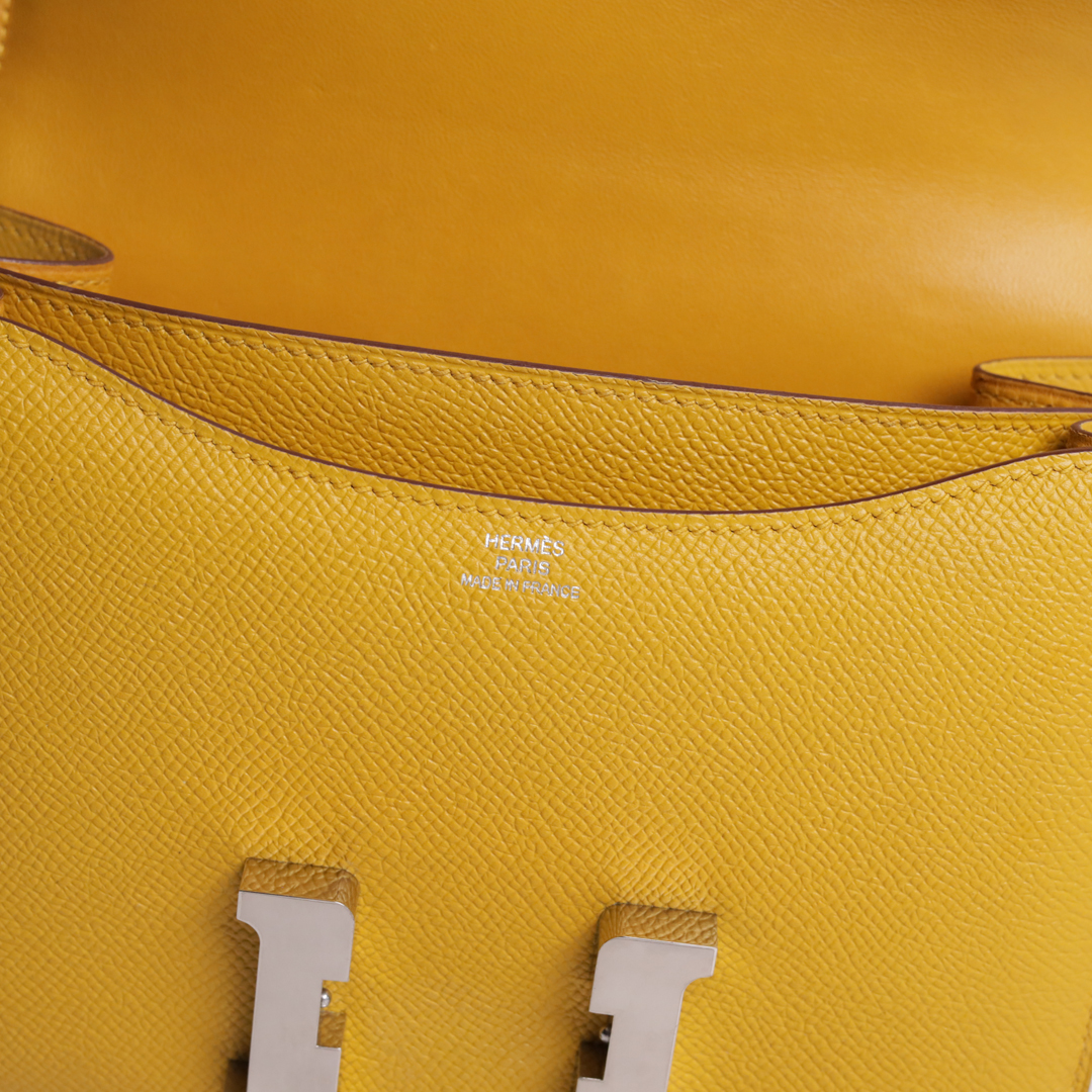 Constance18 Jaune Ambre Epsom PHW C - Image 4