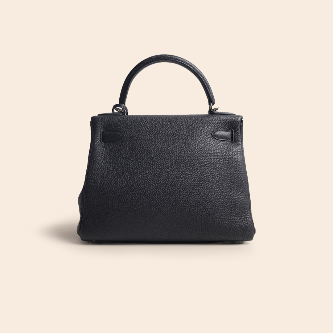 Kelly 28 Black Togo PHW Y - Image 3