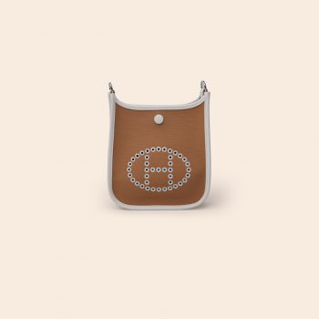 Mini Evlyne Dune/Etoupe/Gris Pale Canvas PHW W